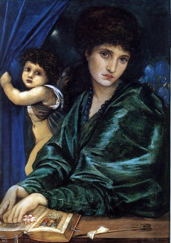  Sir Edward Burne-Jones Portrait of Maria Zambaco - Hand Painted Oil Painting