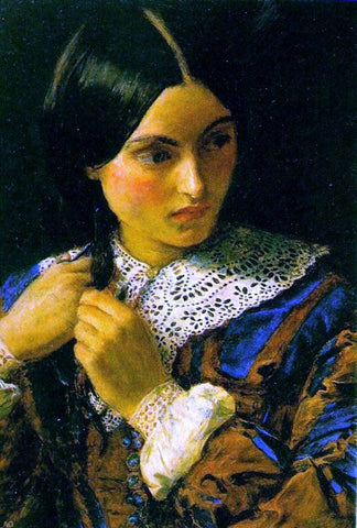  Sir Everett Millais A Beauty - Hand Painted Oil Painting
