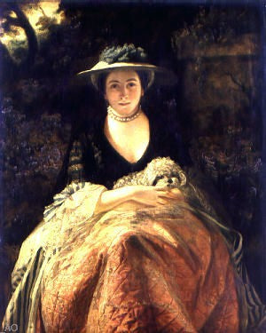  Sir Joshua Reynolds Miss Nelly O'Brien - Hand Painted Oil Painting