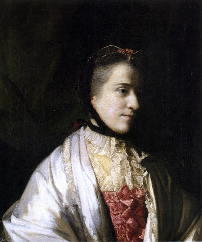  Sir Joshua Reynolds Portrait of Emma, Countess of Mount Edgcumbe - Hand Painted Oil Painting