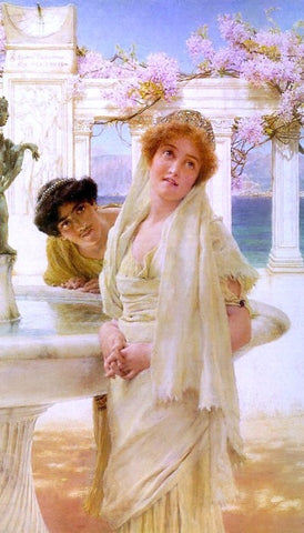  Sir Lawrence Alma-Tadema A Difference of Opinion - Hand Painted Oil Painting