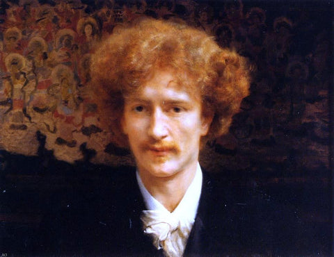  Sir Lawrence Alma-Tadema Portrait of Ignacy Jan Paderewski - Hand Painted Oil Painting