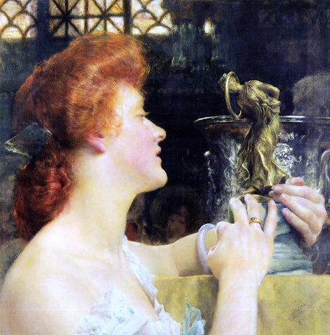  Sir Lawrence Alma-Tadema The Golden Hour - Hand Painted Oil Painting