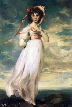  Sir Thomas Lawrence Pinkie (Sarah Barrett Moulton) - Hand Painted Oil Painting