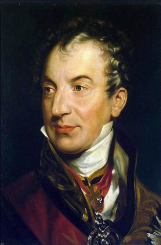  Sir Thomas Lawrence Portrait of Klemens Wenzel von Metternich - Hand Painted Oil Painting