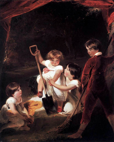  Sir Thomas Lawrence The Angerstein Children - Hand Painted Oil Painting