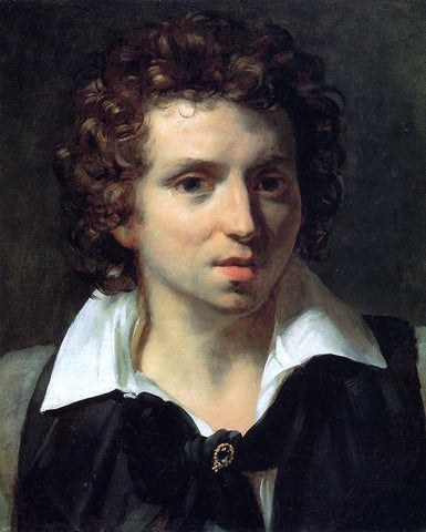 Theodore Gericault Portrait of a Young Man - Hand Painted Oil Painting