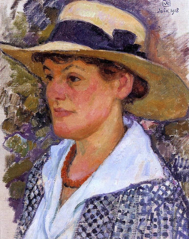  Theo Van Rysselberghe Portrait of a Woman - Hand Painted Oil Painting