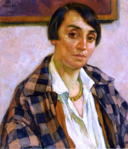  Theo Van Rysselberghe Portrait of Elizabeth Van Rysselberghe - Hand Painted Oil Painting