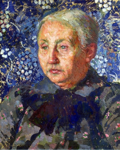  Theo Van Rysselberghe Portrait of Madame Monnon, the Artist's Mother-in-Law - Hand Painted Oil Painting