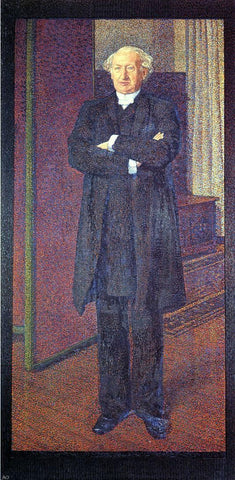  Theo Van Rysselberghe Portrait of Michel van Mos - Hand Painted Oil Painting