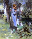  Theodore Robinson By the River - Hand Painted Oil Painting