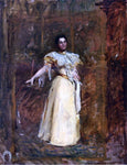  Thomas Eakins Study for the Portrait of Miss Emily Sartain - Hand Painted Oil Painting