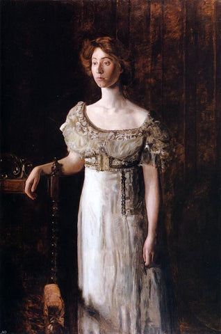  Thomas Eakins The Old-Fashioned Dress (also known as Portrait of Helen Montanverde Parker) - Hand Painted Oil Painting