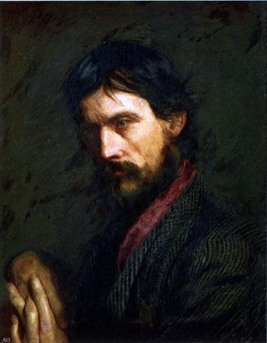  Thomas Eakins The Veteran (also known as Portrait of Geo. Reynolds) - Hand Painted Oil Painting