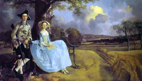 Thomas Gainsborough Robert Andrews and His Wife Frances - Hand Painted Oil Painting