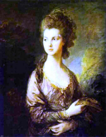  Thomas Gainsborough The Honorable Mrs. Graham - Hand Painted Oil Painting