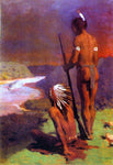  Thomas Pollock Anschutz Indians on the Ohio - Hand Painted Oil Painting