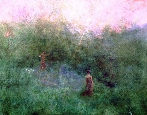  Thomas Wilmer Dewing The White Birch - Hand Painted Oil Painting