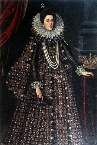  Tiberio Di Tito Portrait of Maria Maddalena of Austria - Hand Painted Oil Painting