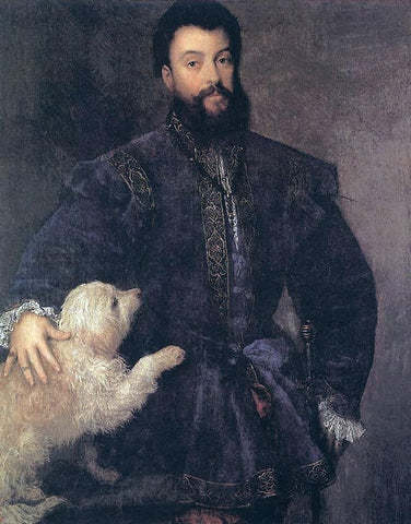  Titian Federigo Gonzaga, Duke of Mantua - Hand Painted Oil Painting