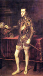  Titian Philipp II, as Prince - Hand Painted Oil Painting