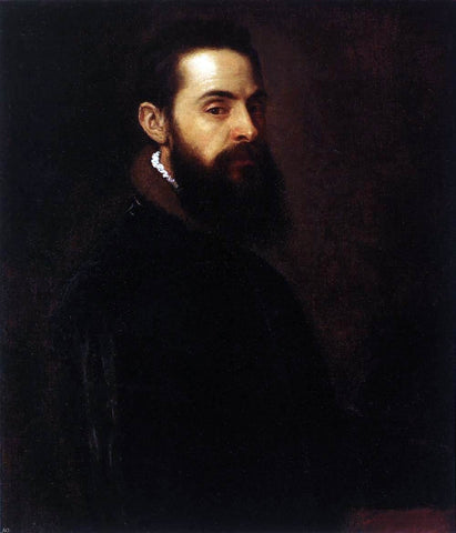  Titian Portrait of Antonio Anselmi - Hand Painted Oil Painting