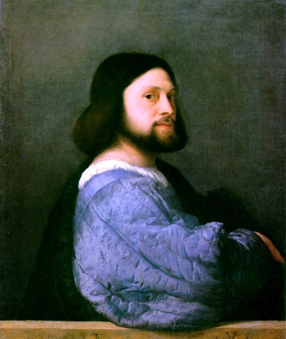 Portrait of Ariosto by Titian - Hand Painted Oil Painting