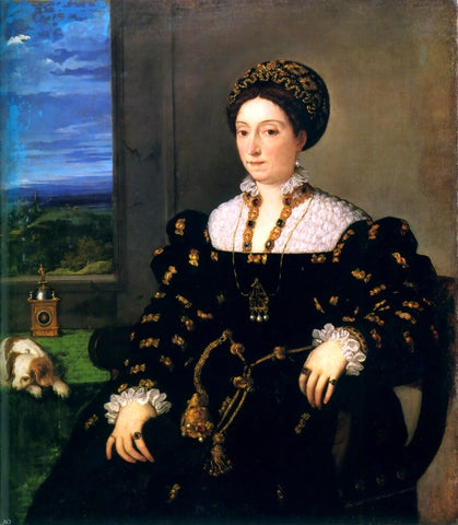 Titian Portrait of Eleonora Gonzaga della Rovere - Hand Painted Oil Painting