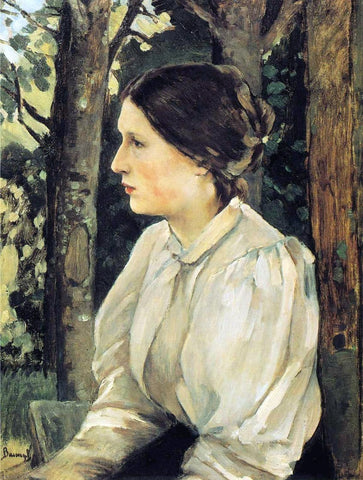  Victor Mikhail Vasnetsov Portrait of Tatyana Vasnetsova, the Artist's Daughter - Hand Painted Oil Painting