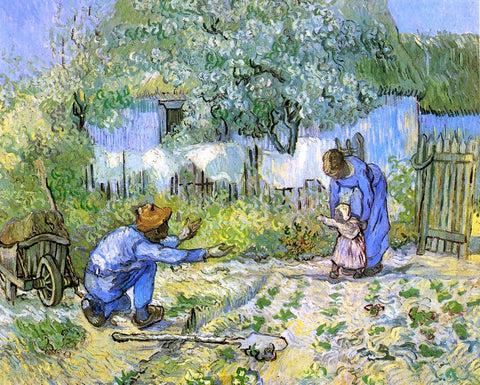  Vincent Van Gogh First Steps (after Millet) - Hand Painted Oil Painting