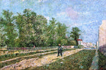  Vincent Van Gogh Man with Spade in a Suburb of Paris - Hand Painted Oil Painting