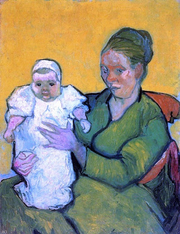  Vincent Van Gogh Mother Roulin with Her Baby - Hand Painted Oil Painting