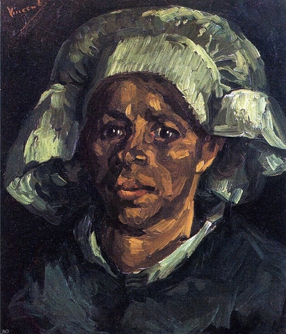  Vincent Van Gogh Peasant Woman, Portrait of Gordina de Groot - Hand Painted Oil Painting