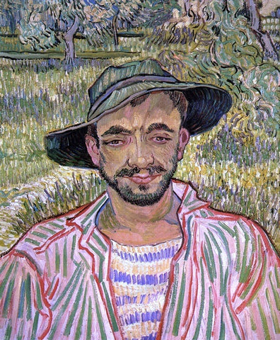  Vincent Van Gogh Portrait of a Young Peasant - Hand Painted Oil Painting