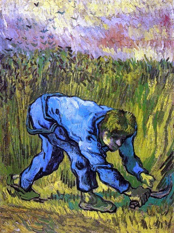  Vincent Van Gogh Reaper with Sickle (after Millet) - Hand Painted Oil Painting