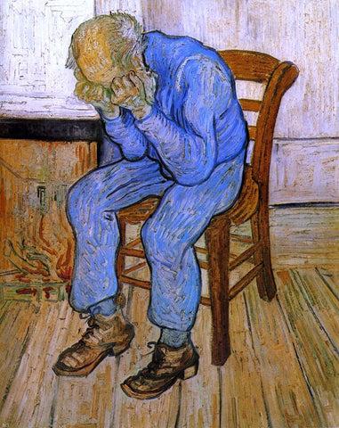  Vincent Van Gogh Sorrowful Old Man - Hand Painted Oil Painting