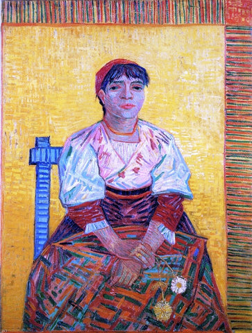  Vincent Van Gogh The Italian Woman - Hand Painted Oil Painting