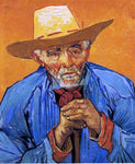  Vincent Van Gogh A Peasant, Portrait of Patience Escalier - Hand Painted Oil Painting