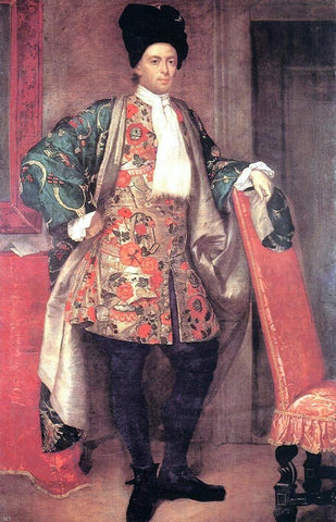  Giuseppe Vittore Fra Galgario  Ghislandi Portrait of Count Giovanni Battista Vailetti - Hand Painted Oil Painting