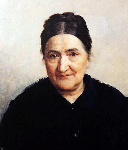  Vlaho Bukovac Portrait of Katarina Bibica - Hand Painted Oil Painting