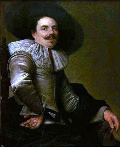  Willem Van der Vliet Portrait of a Man - Hand Painted Oil Painting
