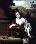  Willem Van Mieris The Escaped Bird - Hand Painted Oil Painting