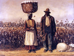 William Aiken Walker Negro Man and Woman with Cotton Field - Hand Painted Oil Painting