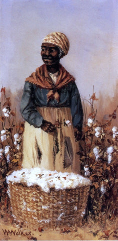 William Aiken Walker Negro Women in Cotton Field - Hand Painted Oil Painting