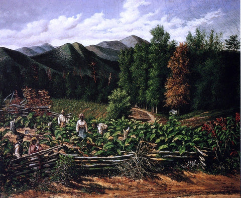  William Aiken Walker Tobacco Field with Five Figures (North Carolina) - Hand Painted Oil Painting