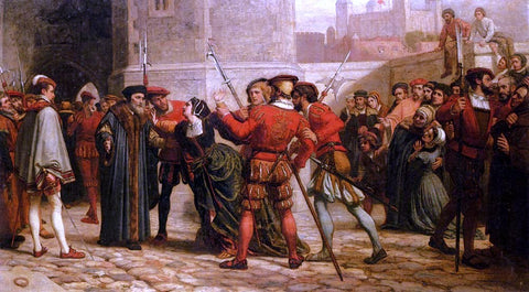  William Frederick Yeames The Meeting Of Sir Thomas More With His Daughter After His Sentence Of Death - Hand Painted Oil Painting