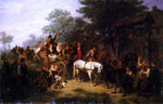  William Hahn The Village Wedding - Hand Painted Oil Painting