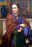  William Holman Hunt Portrait of Fanny Holman Hunt - Hand Painted Oil Painting