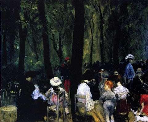  William James Glackens Under the Trees, Luxembourg Gardens - Hand Painted Oil Painting